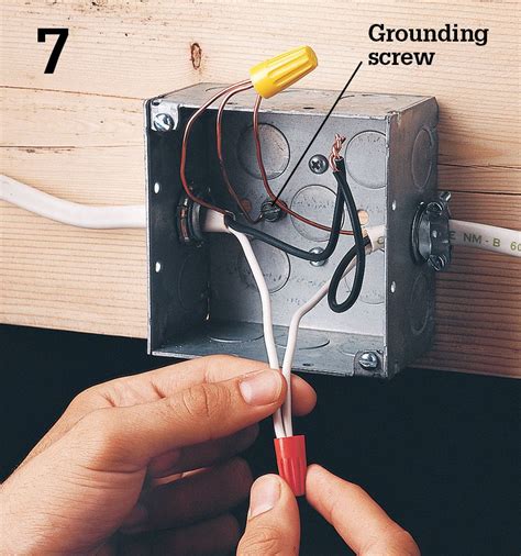 how to connect ground wire to metal box|wire for ground box.